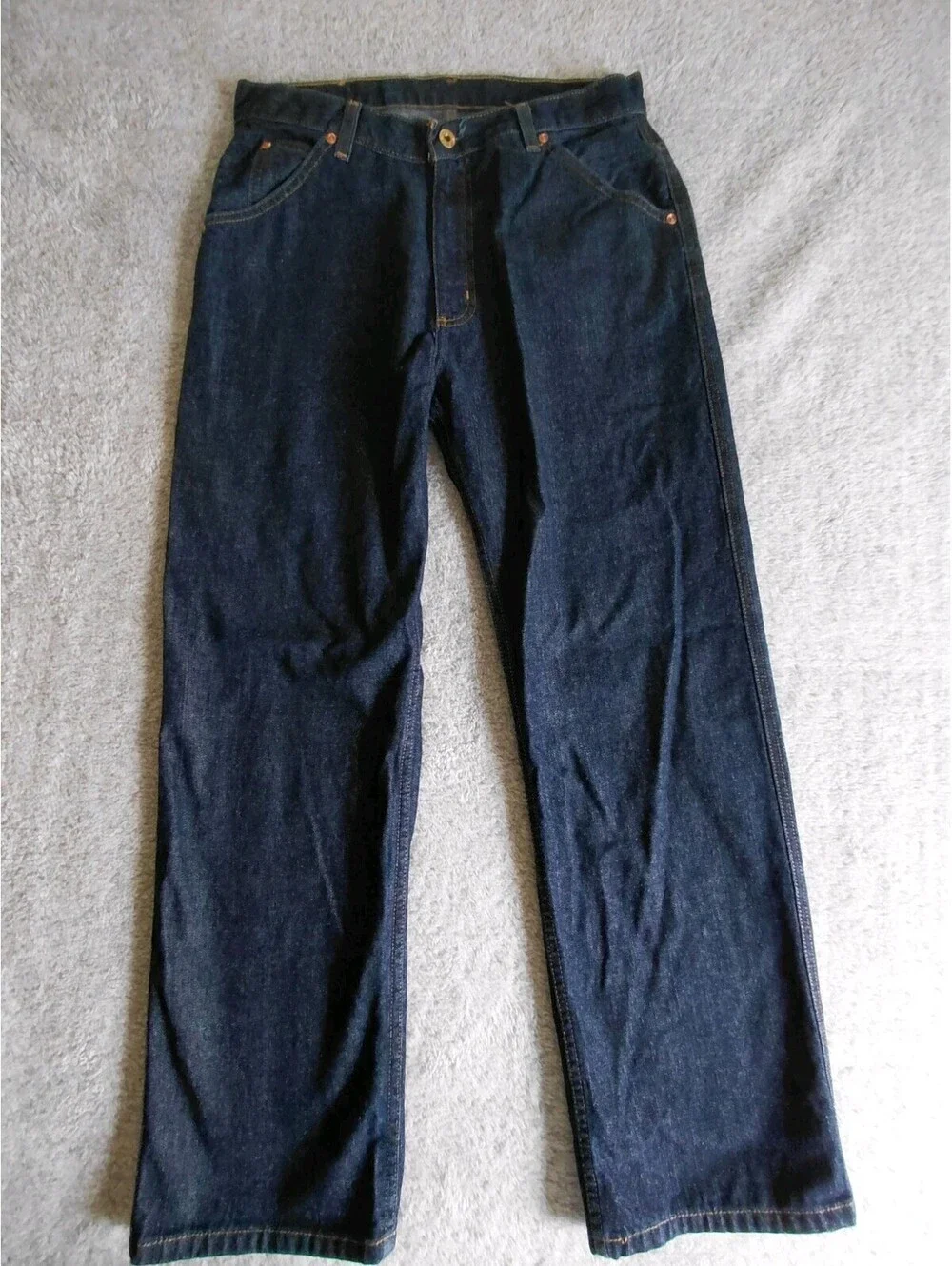 Vtg Polo Ralph Lauren Jeans Mens 30x30 Y2K Blue Relaxed C-5 Carpenter